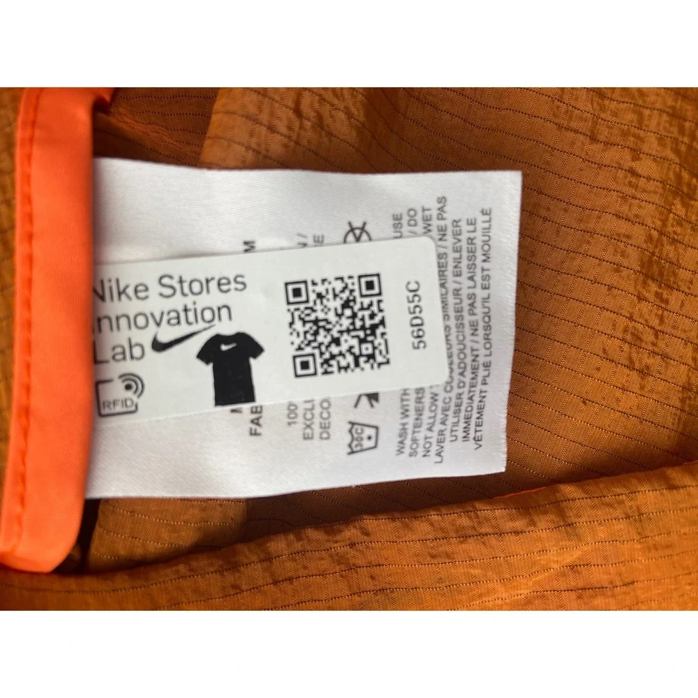 Nike Repel Division Running Jacket L Hooded Water Repellent Orange HJ3522-819